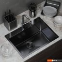 Кухонные мойки Mixline 547236 (черный графит, 3 мм)