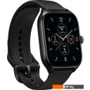 Умные часы и браслеты Amazfit GTS 4 (черный, с черным ремешком из фторэластомера)