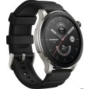 Умные часы и браслеты Amazfit GTR 4 (серебристый, с черным ремешком из фторэластомера)