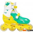 Роликовые коньки Ricos Kudo PW-128 L (р. 39-42, бирюзовый/желтый)