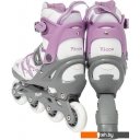 Роликовые коньки Ricos Stream PW-153A S (р. 33-36, белый/лиловый)