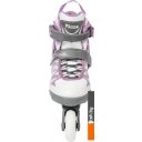 Роликовые коньки Ricos Stream PW-153A S (р. 33-36, белый/лиловый)