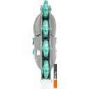 Роликовые коньки Ricos Kudo PW-128 L (р. 39-42, бирюзовый/серый)
