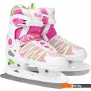 Роликовые коньки Ricos Props PW-223B S (р. 33-36, белый/розовый)