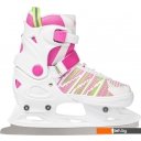 Роликовые коньки Ricos Props PW-223B S (р. 33-36, белый/розовый)