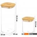 Посуда для хранения продуктов Elan Gallery Crystal glass 360073