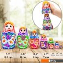 Развивающие игрушки Брестская Фабрика Сувениров Разноцветная радужная (набор 7 шт)