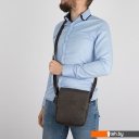 Женские и мужские сумки Poshete 196-1268-YB42-DBW (коричневый)