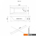 Ванны 1AcReal Тори 160х70