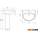 Пьедесталы для умывальников Santeri Вест 136018S0000B0