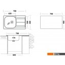 Кухонные мойки Ukinox Спектр SPM788.480 GT6K 1R Кухонные мойки Ukinox Спектр SPM788.480 GT6K 1R