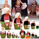 Развивающие игрушки Брестская Фабрика Сувениров Народные костюмы Беларуси. Калинковичский строй (набор 5 шт)