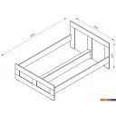 Кровати Mio Tesoro Сириус 120x200 2.02.04.180.1 (белый)