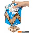 Сборные модели Eco-Wood-Art Глобус-икосаэдр (синий)