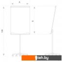 Офисные доски, флипчарты 2x3 EcoBoards Mobile TF03 ECO