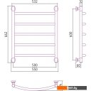 Полотенцесушители Сунержа Галант+ 600x500 00-0200-1250