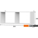 Полки, стеллажи, системы хранения NN мебель Токио книжная (белый текстурный)