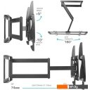 Кронштейны Kromax GALACTIC-61 (черный)