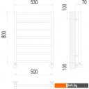 Полотенцесушители TERMINUS Контур П7 500x800 нп