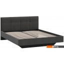 Кровати Трия Элис тип 1 с мягкой обивкой 160x200 (велюр графит)