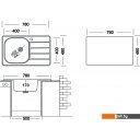 Кухонные мойки Ukinox Гранд GRM780.480-GT6K 1R (с сифоном S701 ) Кухонные мойки Ukinox Гранд GRM780.480-GT6K 1R (с сифоном S701 )