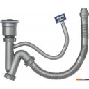 Кухонные мойки Saniteco 4848 Nano (с сифоном, дозатором и коландером)