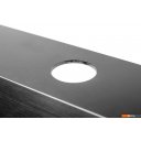 Кухонные мойки Saniteco 4848 Nano (с сифоном, дозатором и коландером)