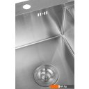 Кухонные мойки Saniteco 6550-L (с сифоном, дозатором и коландером)