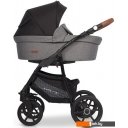 Детские коляски и аксессуары Riko Basic Bella Lux (3 в 1, 01/темно-серый)