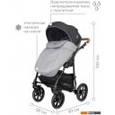 Детские коляски и аксессуары Riko Basic Bella Lux (3 в 1, 01/темно-серый)