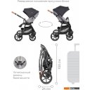 Детские коляски и аксессуары Riko Basic Bella Lux (3 в 1, 01/темно-серый)