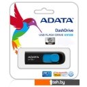 USB Flash ADATA DashDrive UV128 128GB (черный/синий)