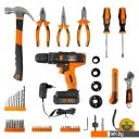 Шуруповерты, гайковерты, электроотвертки ISMA 1057 (с 1-им АКБ, кейс, набор оснастки) Шуруповерты, гайковерты, электроотвертки ISMA 1057 (с 1-им АКБ, кейс, набор оснастки)