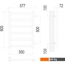 Полотенцесушители TERMINUS Аврора П6 500x600 бп (хром)