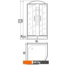 Душевые кабины River Desna 90/24 МТ