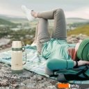 Термосы, термокружки и многоразовые стаканы Fissman 19839 1л (бежевый) Термосы, термокружки и многоразовые стаканы Fissman 19839 1л (бежевый)