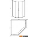 Душевые кабины Adema Glass Line Penta-90 (прозрачное стекло)