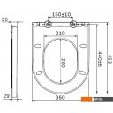 Сиденья и крышки для унитазов и биде AM.PM Inspire C507854WH