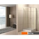 Душевые кабины BelBagno UNO-195-AH-2-100/80-C-Cr (прозрачное стекло)