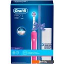Электрические зубные щетки и ирригаторы Oral-B Pro 1 750 3D White D16.513.1UX (розовый)
