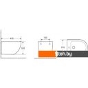 Биде WeltWasser Merzbach 005 MT-GR (серый матовый)