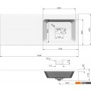 Умывальники Madera Kamilla 120х48 (правый)