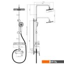 Душевые системы и гарнитуры Rossinka Silvermix RS27-45