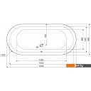 Ванны Cezares Metauro Central 180x80