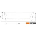 Ванны Cezares Metauro Central 180x80