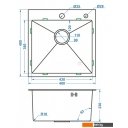 Кухонные мойки Avina HM4848 PVD (графит)