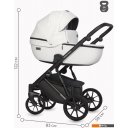 Детские коляски и аксессуары Riko Basic Montana Ecco (3 в 1, 11/белый)