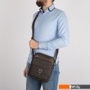 Женские и мужские сумки Poshete 196-2712-YB42-DBW (коричневый)