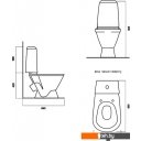 Унитазы Sanita Кама Стандарт KMASACC01090211