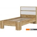 Кровати Стендмебель Хелен КР 01 90x200 (белый/дуб крафт золотой)